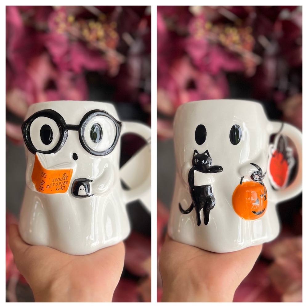✨NEW👻Sunday Morning Ghost Mug Set☕️